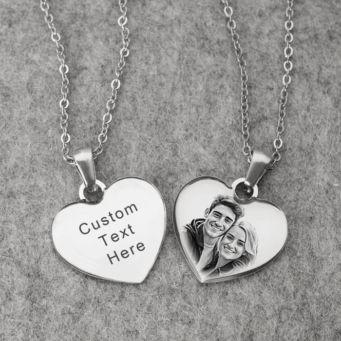 Love Heart Projection Pendant