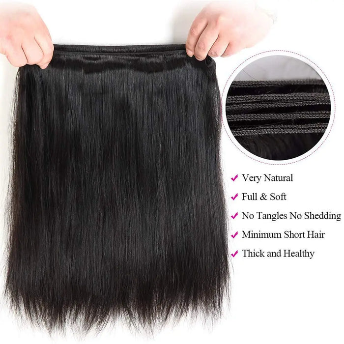 Human Hair Bundles Straight Hair Weave