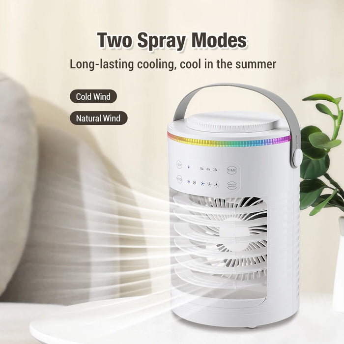 Cooling Fan with Spray