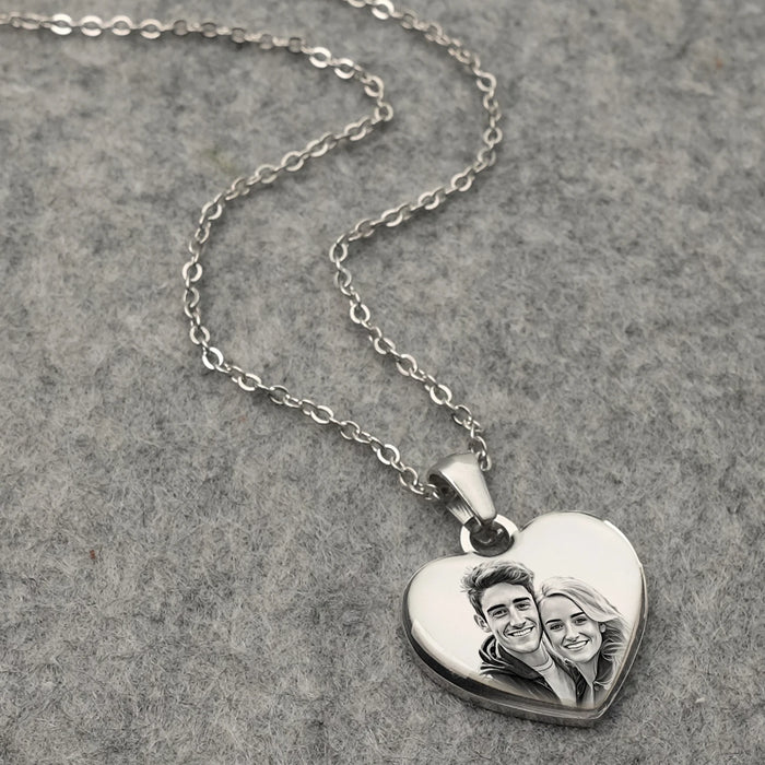 Love Heart Projection Pendant
