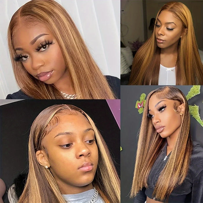 Brown Ombre Blonde Straight
