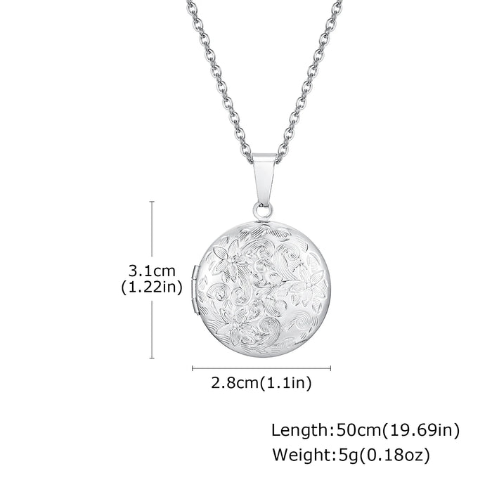 Custom Photo Locket Necklace Pendant