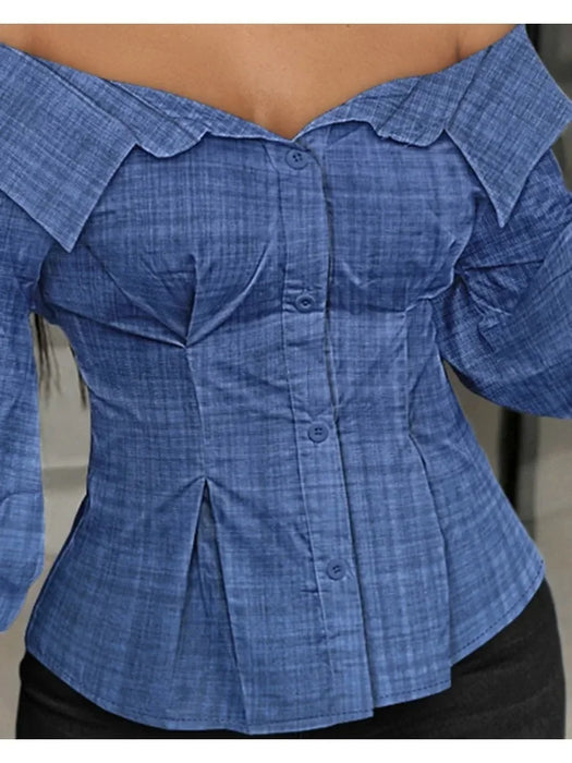 Sleeve Off Shoulder