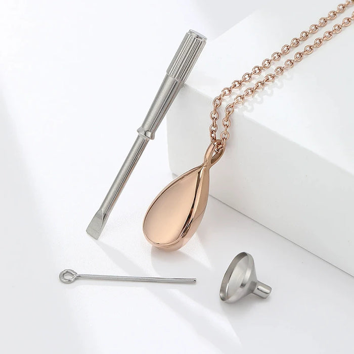Teardrop Urn Custom Necklace