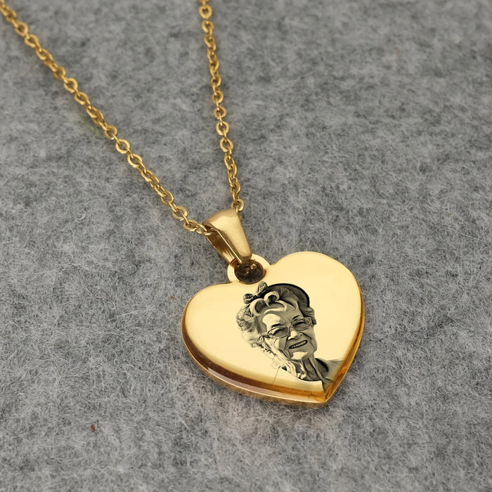 Love Heart Projection Pendant