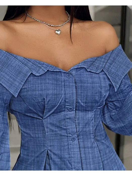 Sleeve Off Shoulder