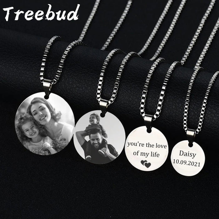 Treebud Round Pendant