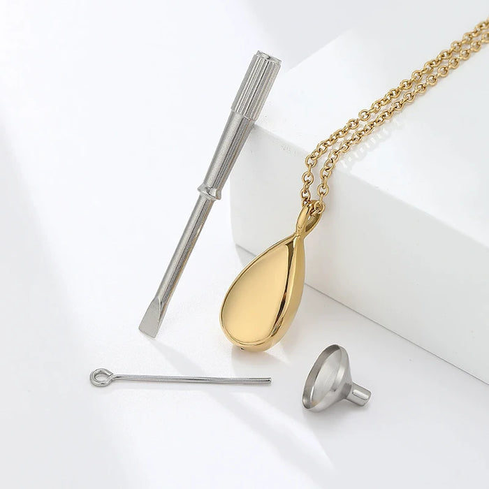 Teardrop Urn Custom Necklace