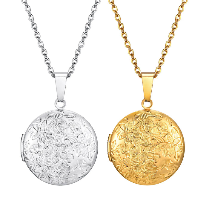 Custom Photo Locket Necklace Pendant