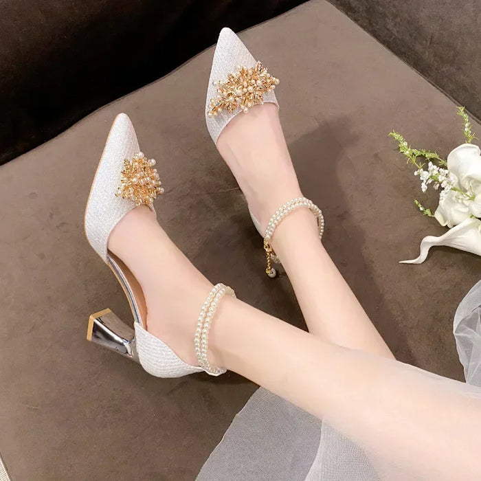 Fashion Pointed Metal Beaded