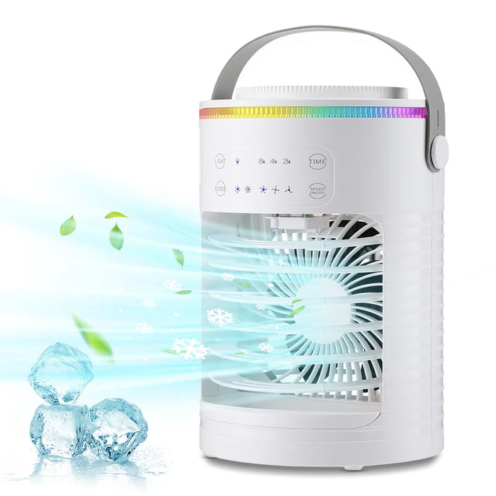 Cooling Fan with Spray