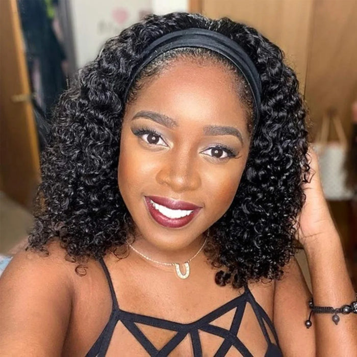 Headband Wig Human Hair