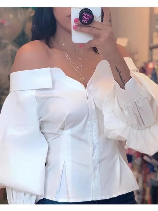 Sleeve Off Shoulder