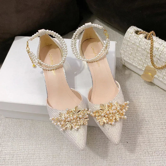 Fashion Pointed Metal Beaded